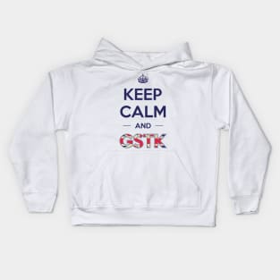 Keep Calm and God Save the King Kids Hoodie